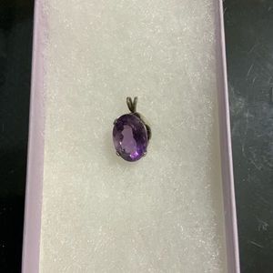 Amythest pendant in SS